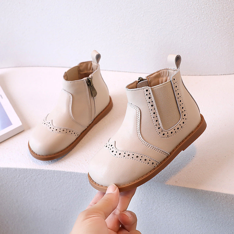 Bota Infantil Feminina Zípper Furadinha