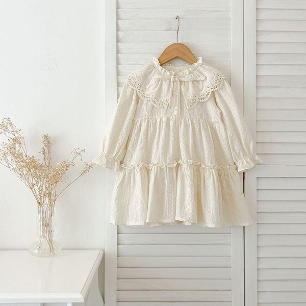 Vestido Infantil Feminino Rendado