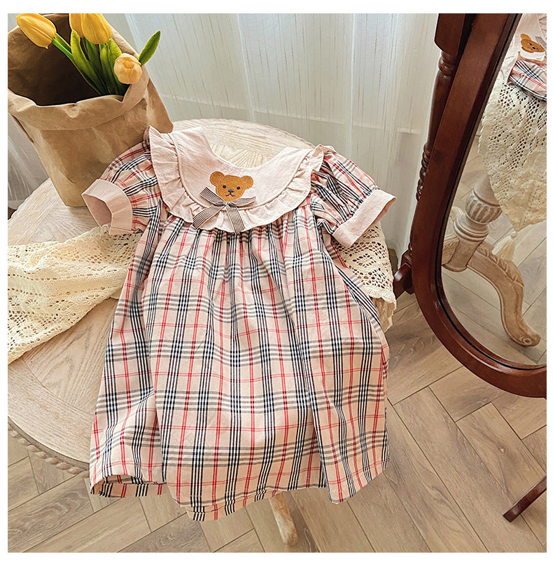 Vestido Infantil Bulberry Ursinho