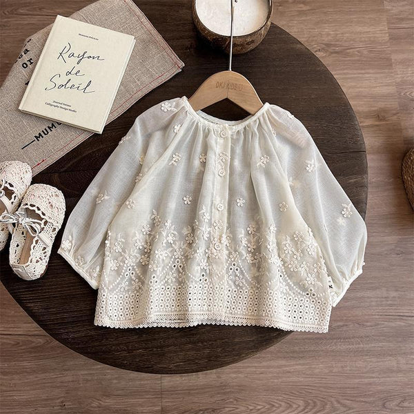Camisa Infantil Feminina Floral