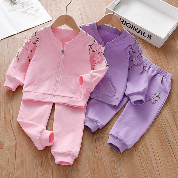 Conjunto Infantil Feminino Florzinhas