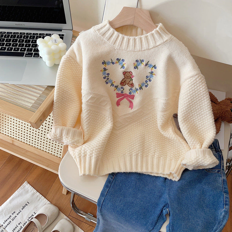 Blusa Infantil Lacinho e Urso