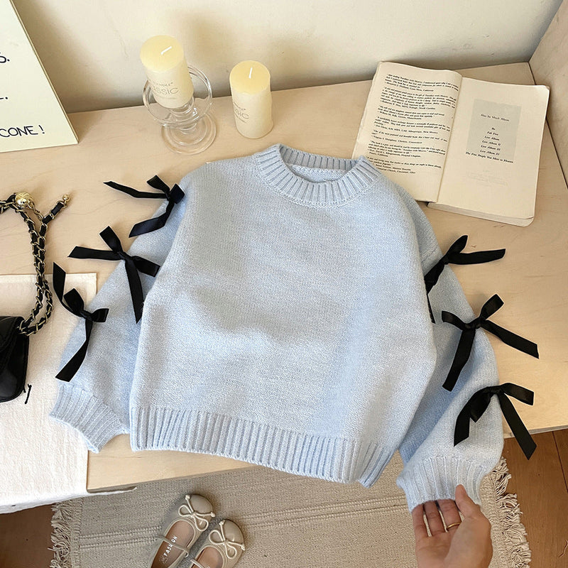 Blusa Infantil Inverno Lacinhos