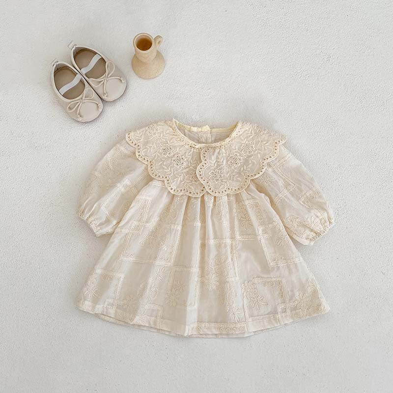Body/ Vestido Infantil Lese Floral