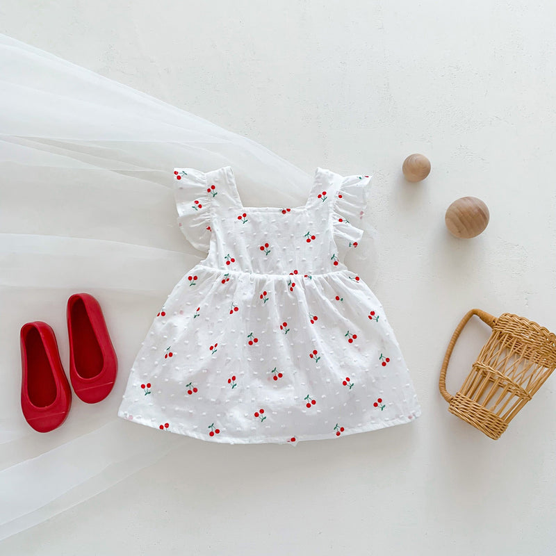 Vestido Infantil Cerejinha