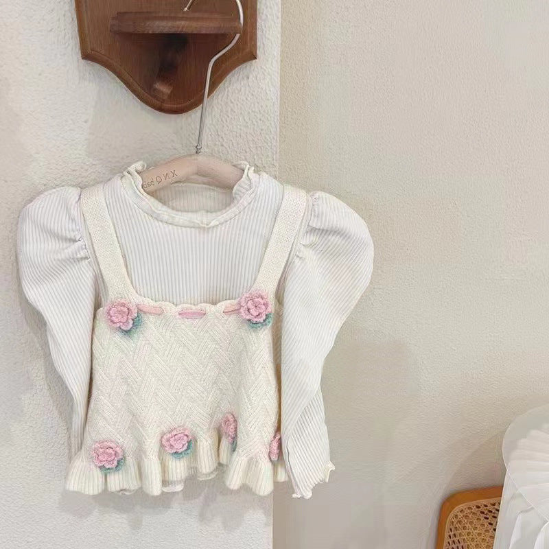 Conjunto Infantil Inverno Florzinhas