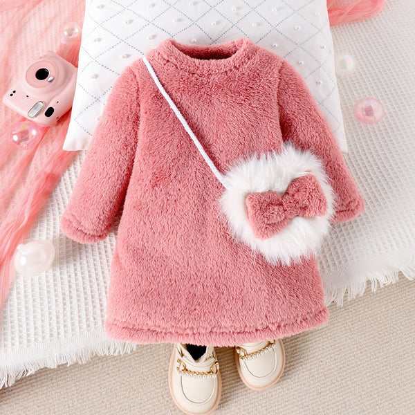 Vestido Infantil de Plush