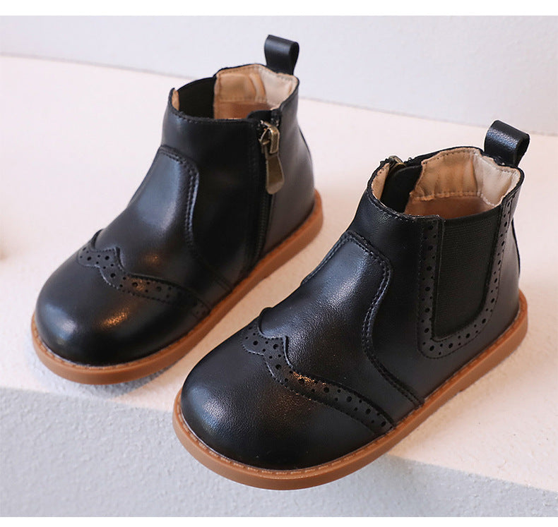 Bota Infantil Feminina Zípper Furadinha