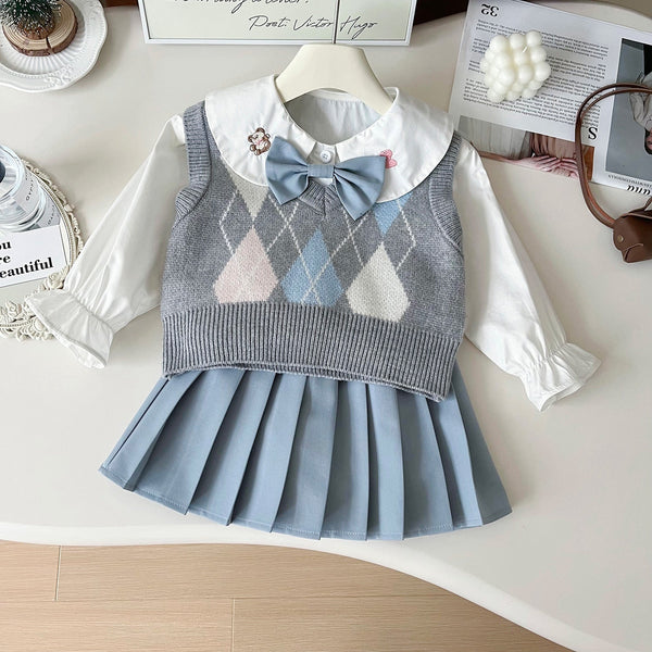 Conjunto Infantil Feminino 3 Peças Térninho