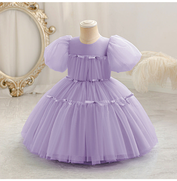 Vestido de Festa Mini Lacinhos