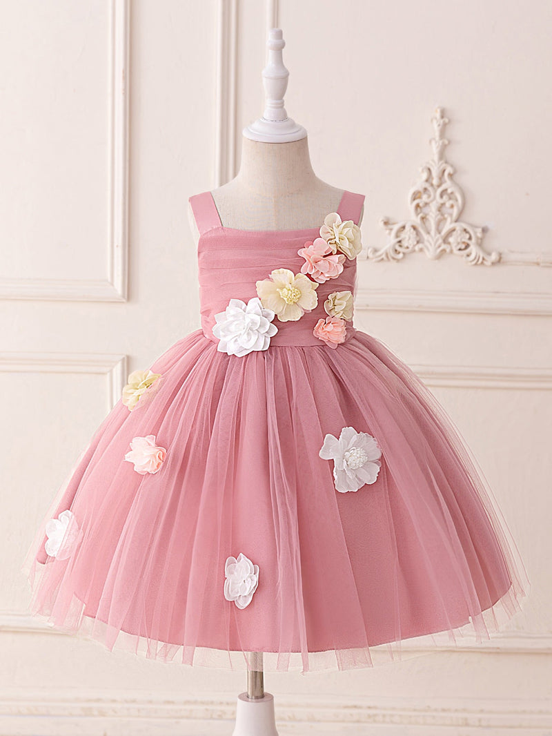 Vestido De Festa Infantil Flores