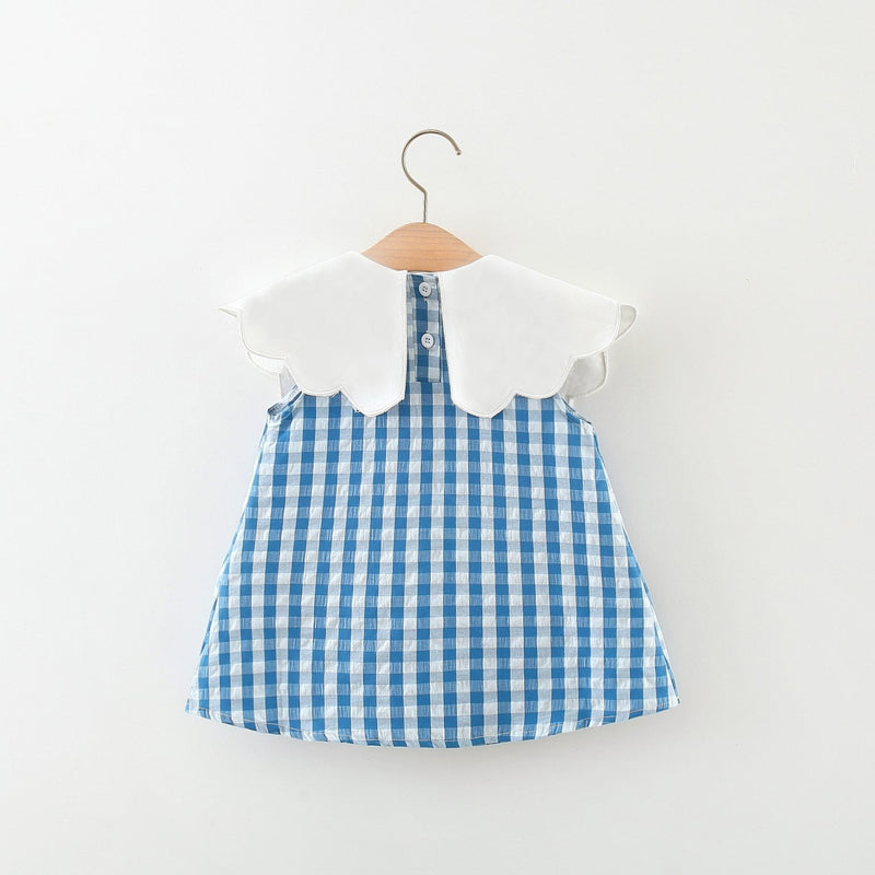 Vestido Infantil Xadrez Maçazinha