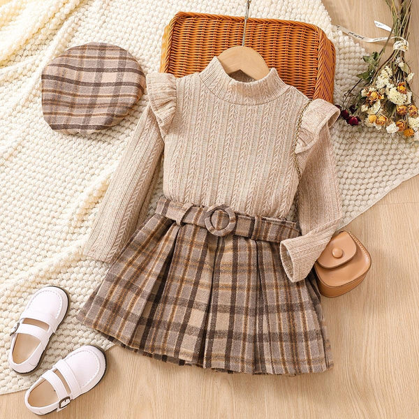 Conjunto Infantil Feminino Xadrez