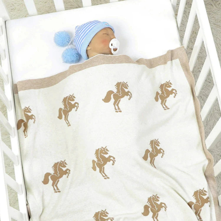 Manta Infantil Cavalinhos