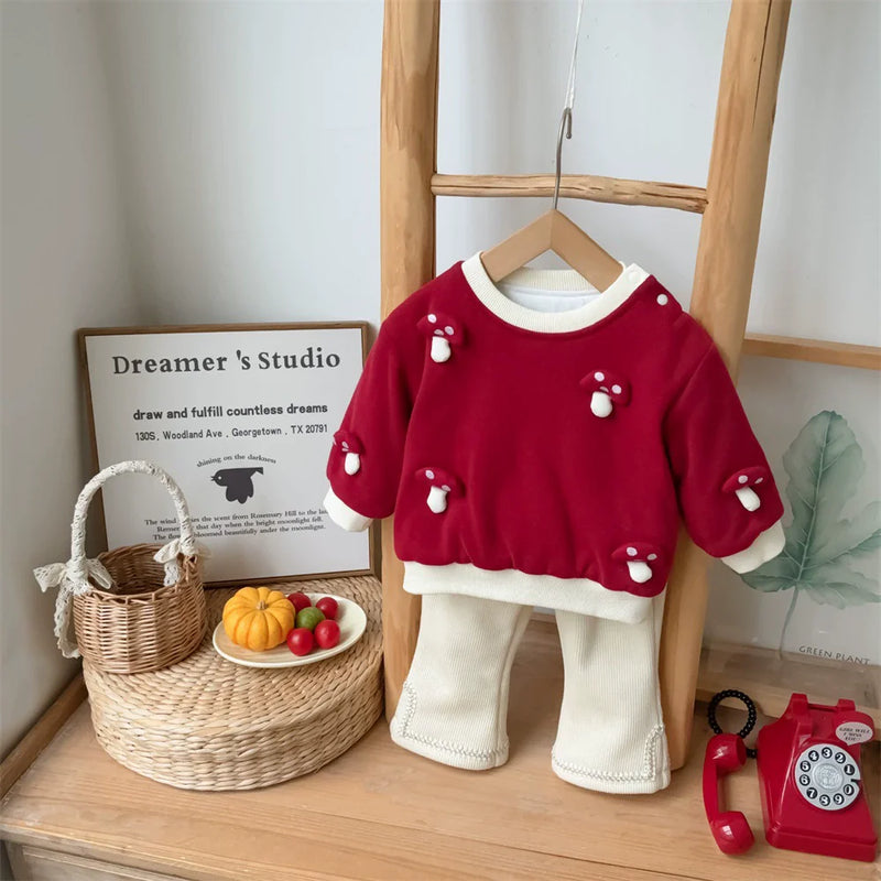 Conjunto Infantil Feminino Inverno Coelhinhos