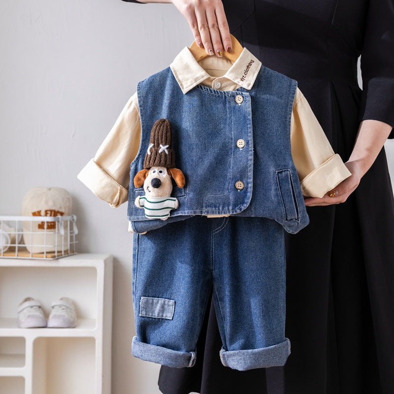 Conjunto Infantil 3 Peças cachorrinho