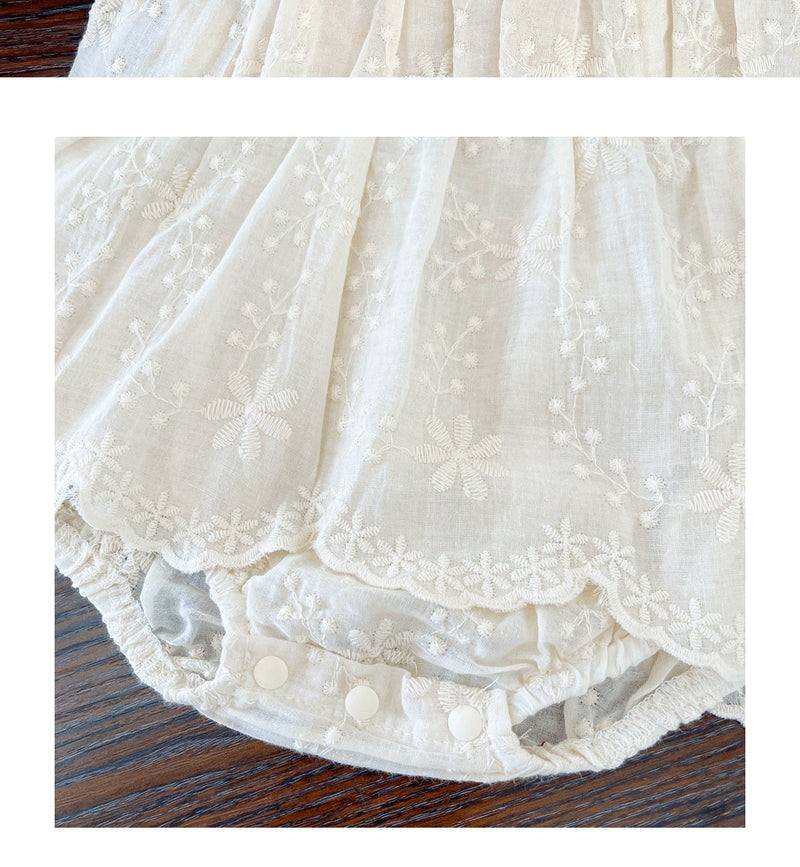 Body Infantil Feminino Rendadinho Floral