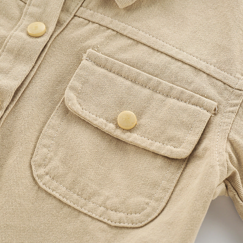 Conjunto Infantil Masculino Jeans Bolsinhos