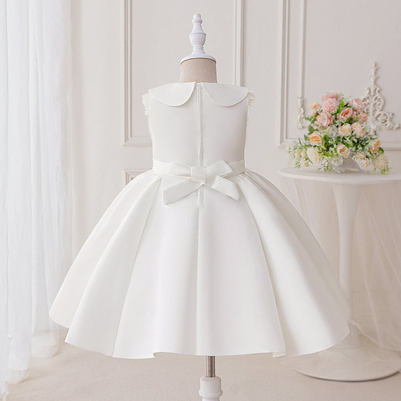 Vestido Infantil Branco Golinha