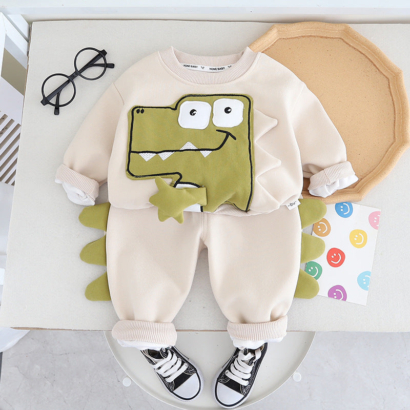 Conjunto Infantil Masculino Inverno Dinossauro