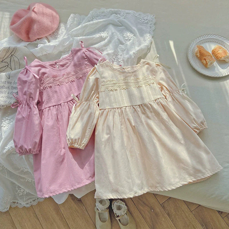 Vestido Infantil Rendinha Lacinhos