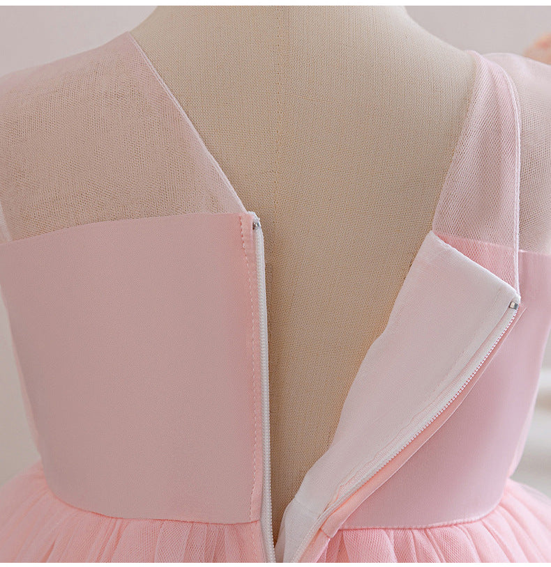 Vestido Infantil Luxo Rosas