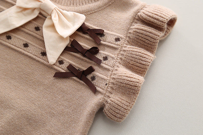 Conjunto Infantil Feminino Lacinho 3 Peças