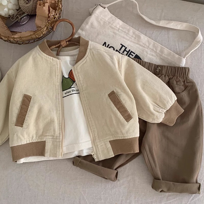 Jaqueta Infantil Masculina Bolsinhos