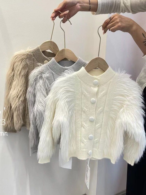 Casaco Infantil Feminino Inverno Pelinhos