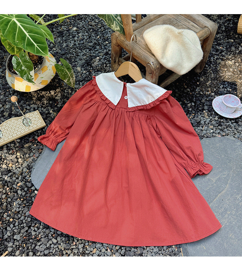 Vestido Infantil Golinha Bordada