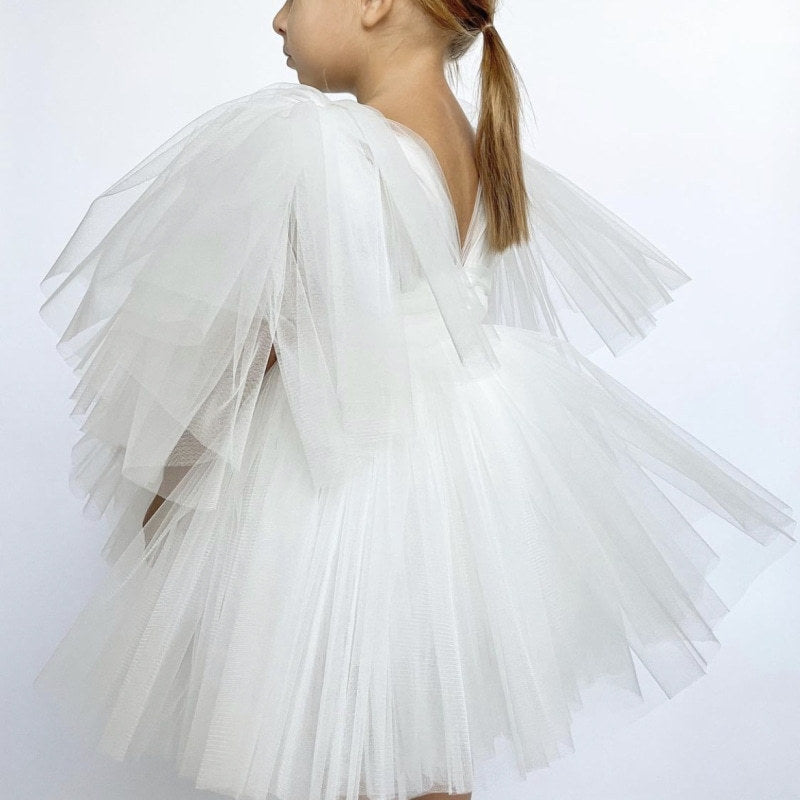 Vestido Infantil Tule Bufante