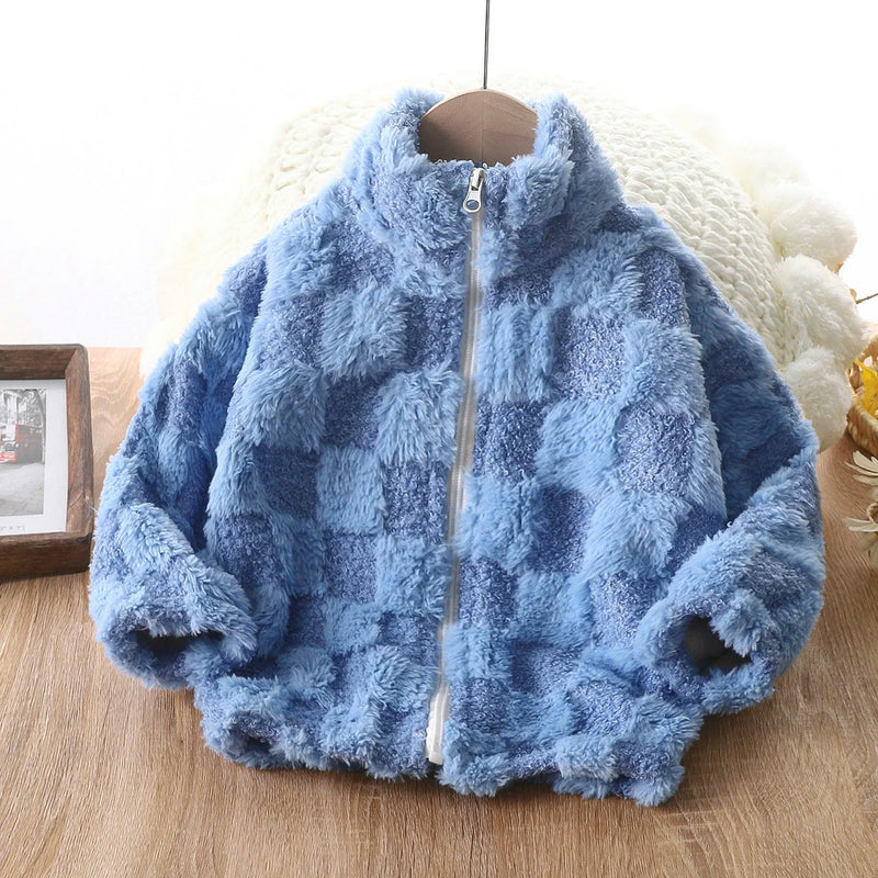 Casaco Infantil Plush com Zíper