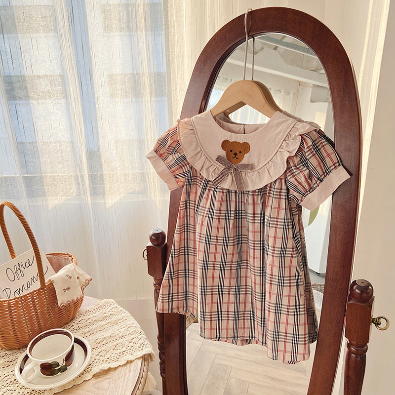 Vestido Infantil Bulberry Ursinho