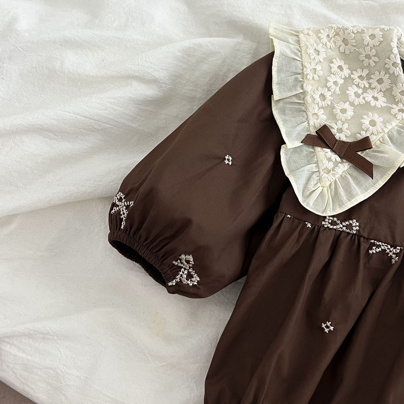 Body Infantil Lacinhos e Florzinhas