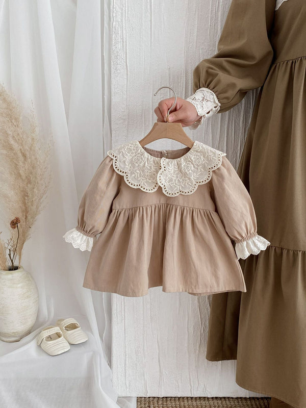Vestido Infantil Golinha Rendada
