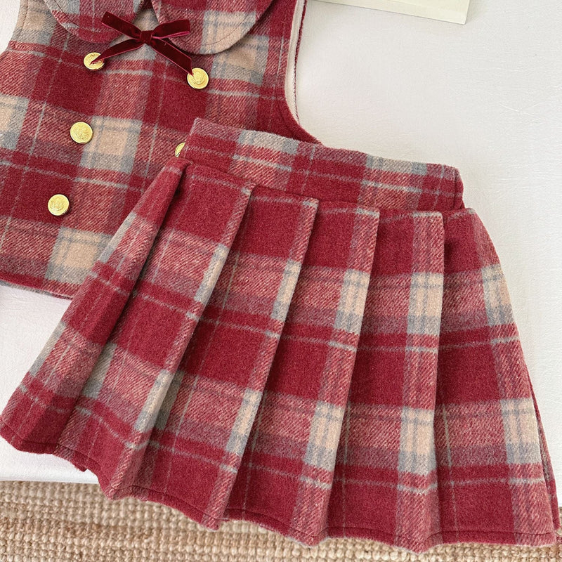 Conjunto Infantil Térninho Xadrez