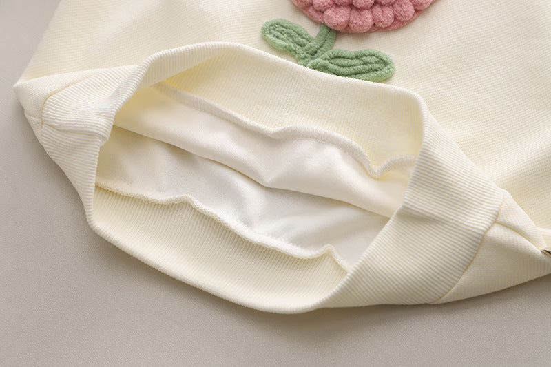 Conjunto Infantil Feminino Florzinhas e Jeans