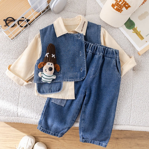 Conjunto Infantil 3 Peças cachorrinho