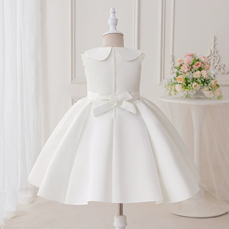 Vestido Infantil Branco Golinha