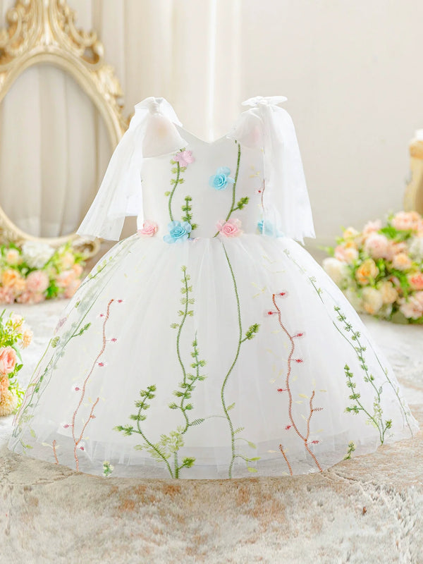Vestido de Festa Encantado Flores