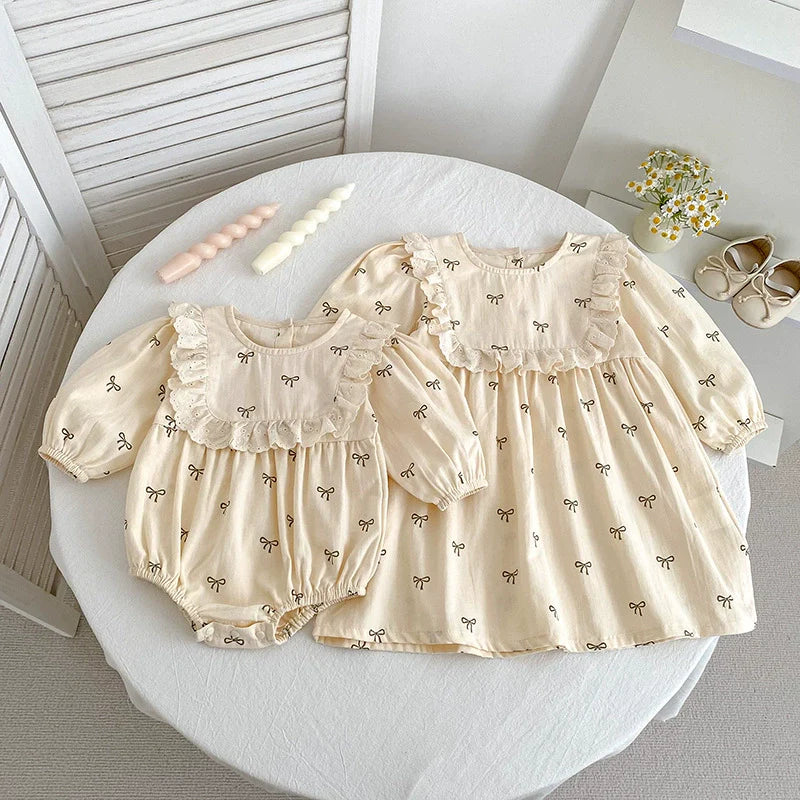 Vestido Body Infantil Lacinhos