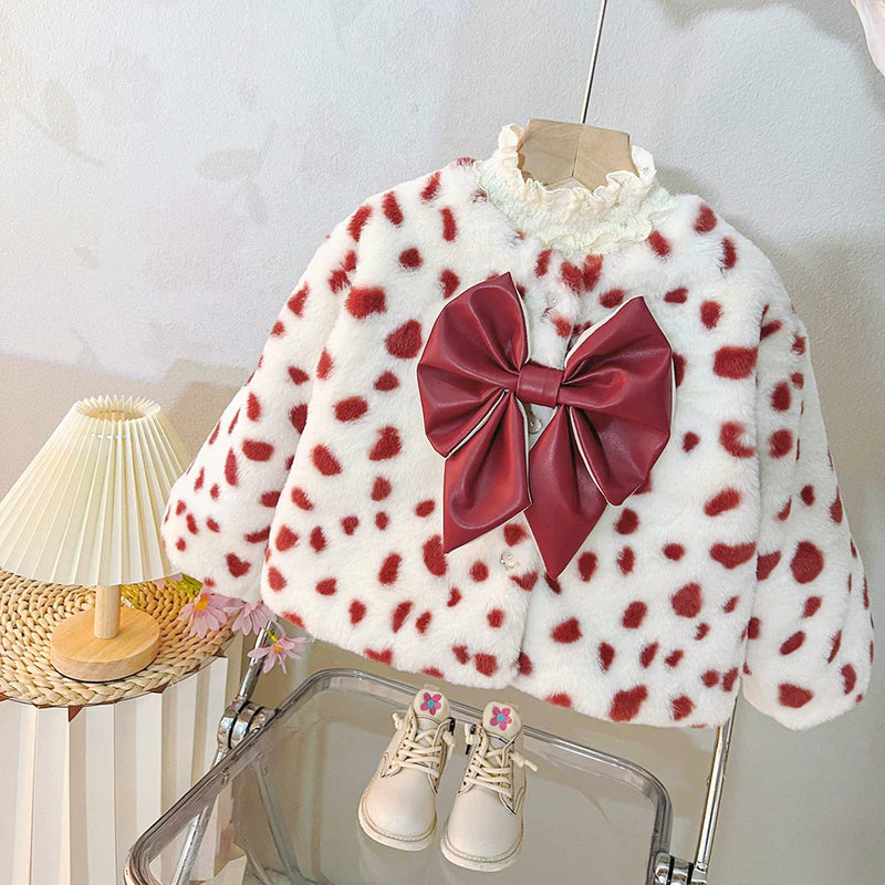 Casaco Infantil Plush Lacinho