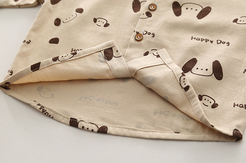 Conjunto Infantil Masculino Cachorrinho Cordãozinho