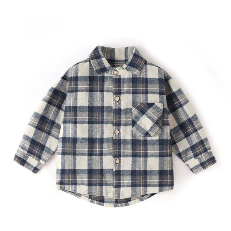 Camisa Infantil Masculina Xadrez