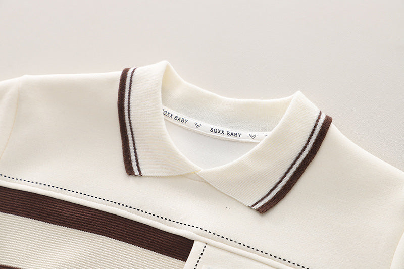 Conjunto Infantil Masculino Lístras Bolsinhos