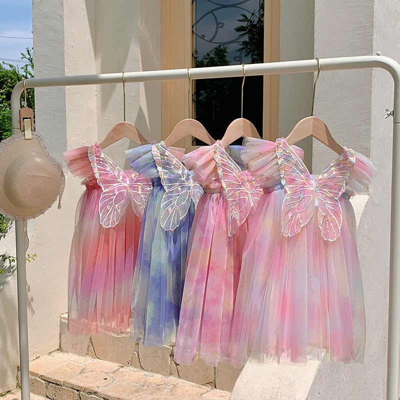 Vestido Infantil Tule Colors Asinha