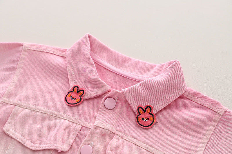 Conjunto Infantil Feminino 3 Peças Coelhinho