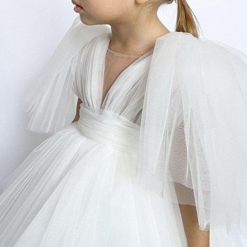 Vestido Infantil Tule Bufante