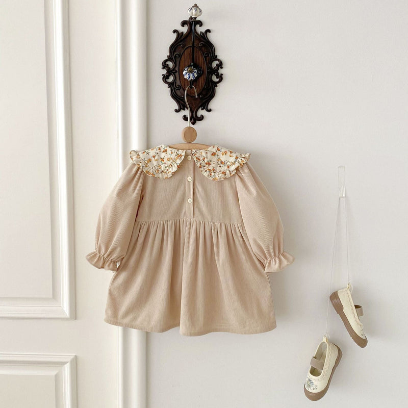Vestido Infantil Gola Florzinhas