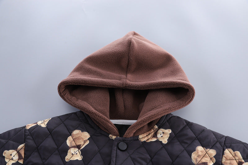 Conjunto Infantil Masculino 3 Peças Inverno Ursinho
